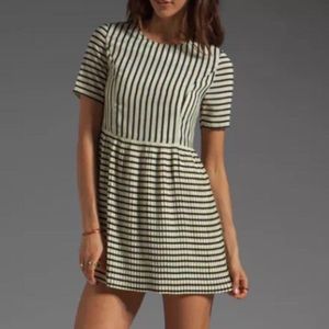 MINK PINK Stripped COMPLEAT ME Mini Dress Size S